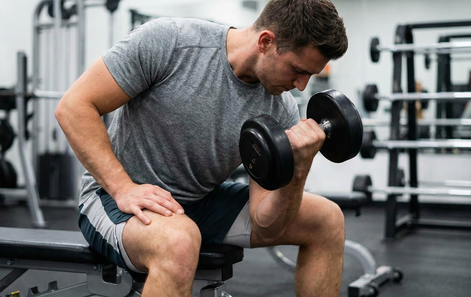 Biceps Curl to Shoulder